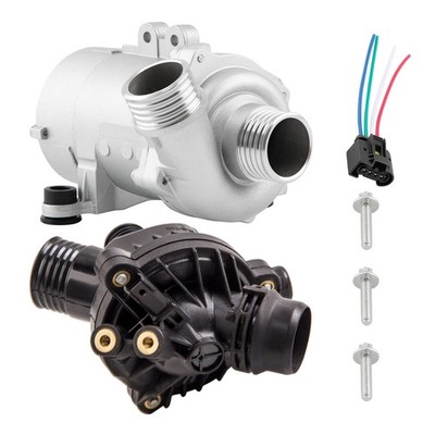 Electric Engine Water Pump and Thermostat Kit For BMW X3 X5