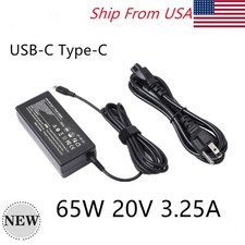 65W 20V 3.25A USB-C Type-C AC Adapter Charger For Lenovo ThinkPad X1 Tablet