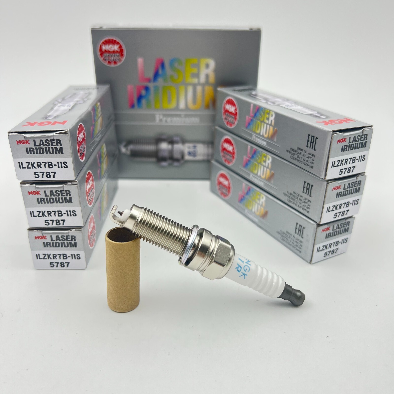 SET OF 6 OEM HONDA ACURA ILZKR7B-11S IRIDIUM SPARK PLUGS NGK 5787 12290R48H01