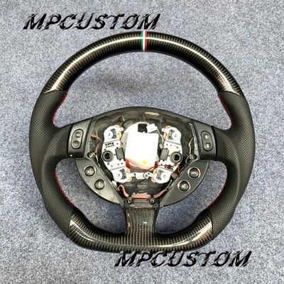 Real Carbon Fiber Steering Wheel Fit For Maserati GT Granturismo Sport 2008-2019
