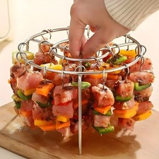 New Air Fryer Grill Skewer Rack, Stainless St...