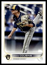 2022 Topps Jake Cousins Rookie Milwaukee Brewers #20