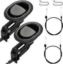 2 Sets of Metal Recliner Release Pull Handle, Universal Heavy Duty Sofa Black