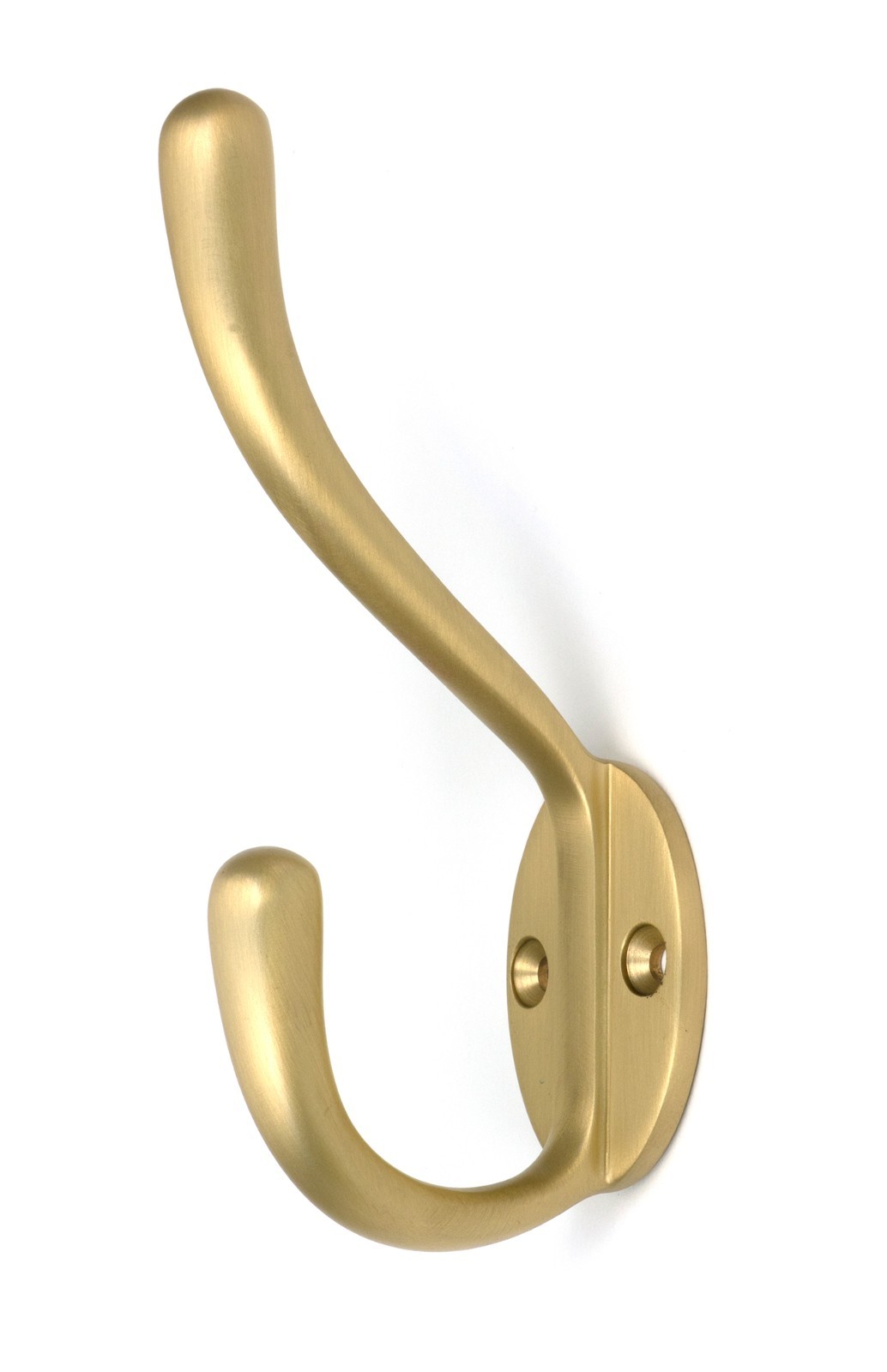 From The Anvil 52223 Satin Brass Newbury Hat & Coat Hook