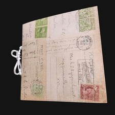 Junk Journal Handmade 68 pages Travel Theme