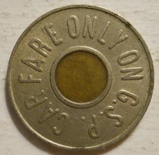 Car transit token Garden State Parkway (New Jersey) (READ)