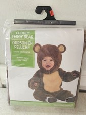 NIP SUIT YOURSELF CUDDLY TEDDY BEAR HALLOWEEN COSTUME INFANT 3-6 MOS 2 PC