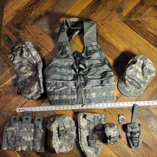 MOLLE II POUCHES,Waist Pack - US Fighting Load Carrier Vest,hat Lot  US MILITARY