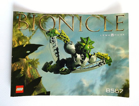 Lego Bionicle 8567 Lewa Nuva Set With Canister And Manual 2002