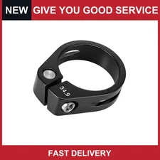 34.9mm Aluminium Alloy Bicycle Bicycle Seat Post Clamp Seat Post Adapter Black