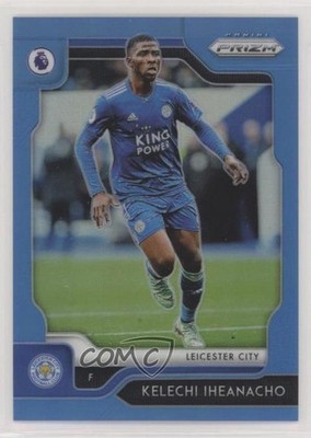 2019-20 Panini Prizm Premier League Blue Prizm 26/199 Kelechi Iheanacho #81 zq6