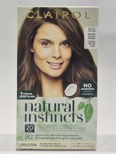 Clairol Natural Instincts Hair Dye Color 5G Medium Golden Brown Hair