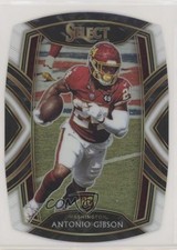 2020 Panini Select Club Level White Prizm Die-Cut Antonio Gibson #272 2l4