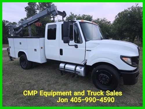 2014 International Terrastar 5000lb 20ft Crane Mechanics Service Truck Diesel