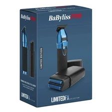 BaBylissPRO LimitedFX Black & Blue Trimmer & Foil Shaver Set – FXDUOFS2TBL