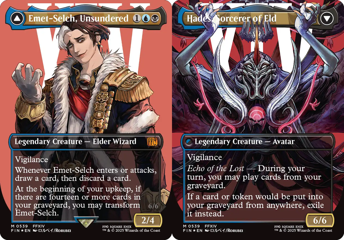 MTG/拡張/foil/エメトセルク/Emet-Selch,Unsundered Mint/Near-Mint, English - 1 x MTG Emet-Selch, Unsundered - Surge