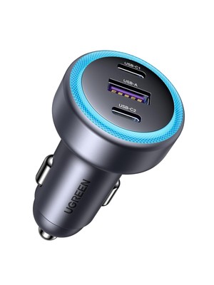 3-Ports Zigarettenanzünder USB C PD30W Auto Ladegerät Adapter 12V KFZ Ladeger...