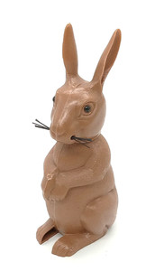 Vintage CELLULOID Bobble Head BUNNY w/WHISKERS - West Germany