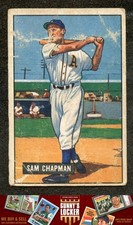 1951 Bowman Sam Chapman 9 Philadelphia Athletics