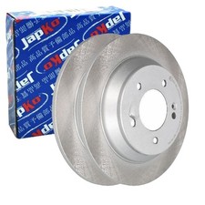 2X JAPKO BREMSSCHEIBEN HINTEN 284mm VOLL PASSEND FÜR HYUNDAI KONA KIA CARENS