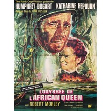 THE AFRICAN QUEEN Movie Poster  - 47x63 in. - 1951/1960 - John Huston, Humphrey