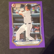 Bowman Bryce Rainer Purple Parallel Baseball Card #170/250 Detroit Tigers