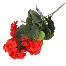 Beau bouquet de fleurs artificielles plante fausse fleur jardin géranium