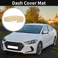 Dashboard-Abdeckmatte FüR Hyundai Veracruz 07-12 Sonnenschutzauflage Beige