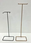 Vtg 1960's Mattel Wire Doll Stands Skipper Rickey Black 6.75" & Barbie 8.5" Gold