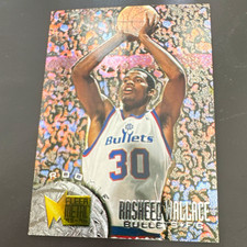 Fleer 1995-96 Metal Rasheed Wallace Washington Bullets Rookie #208 NBA Card. rookie card picture