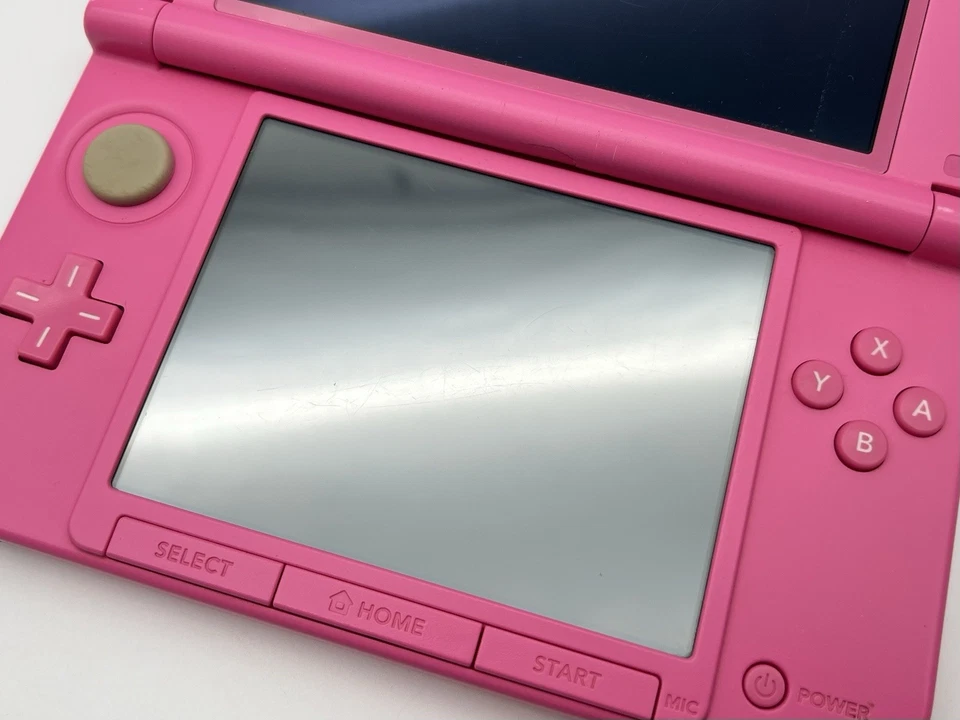Nintendo 3DS XL Handheld Konsole in Pink | Rosa + Ladekabel & 3x Spiele | GUT - Bild 4 von 4