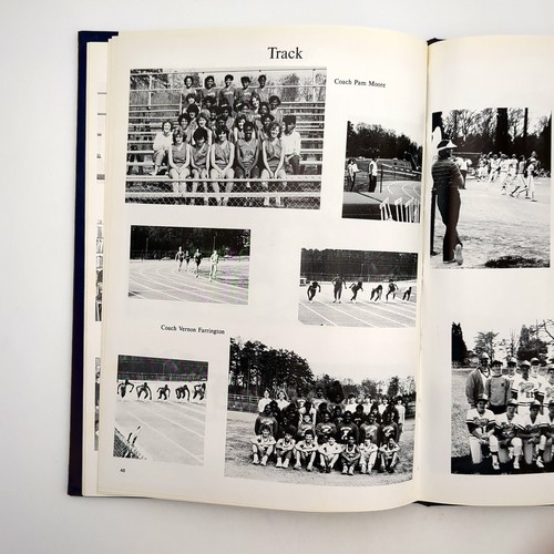 Jamestown Middle School 1986 Jahrbuch Pfotenabdrücke Jamestown NC - Bild 13 von 17