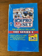 1991 NFL Pro Set Football Series 1 Sealed Box