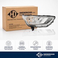Hauptscheinwerfer Rechts Diederichs 1455880 FÜR Ford