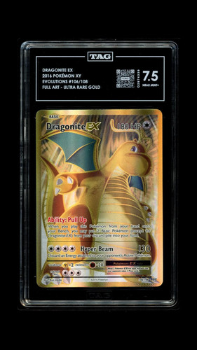 Dragonite-EX graded TAG 7.5 for sale on eBay