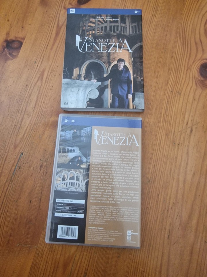 ALBERTO ANGELA '' STANOTTE A VENEZIA '' DVD IN OTTIMO STATO | eBay