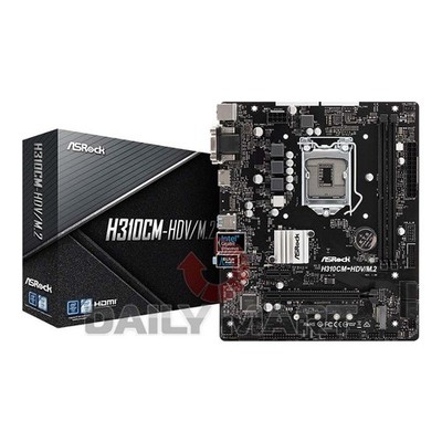 New In Box ASROCK H310CM-HDV/M.2 Motherboard LGA1151