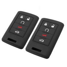 Silicone Key Fob Cover Fit for Cadillac ATS CTS DTS Escalade Escalade ESV SRX...