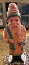 Vintage Irwin Celluloid Santa Claus - Babies In Sack - Large