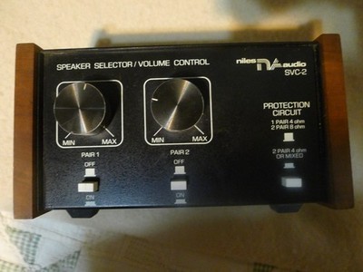 Vintage Niles Audio SVC-2 Speaker Selector / Volume Control Unit