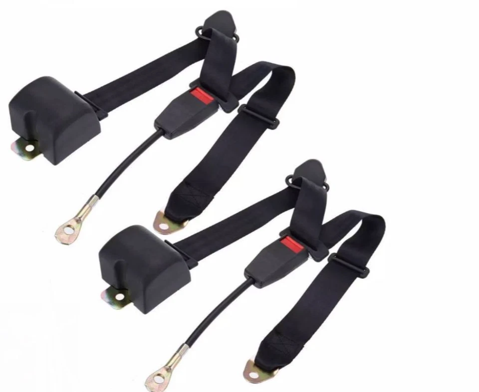 Fit For All Jaguar F-Type 2 Car Seat Belts 2pcs Front Driver Passenger Safety Bl - Image 2 of 4