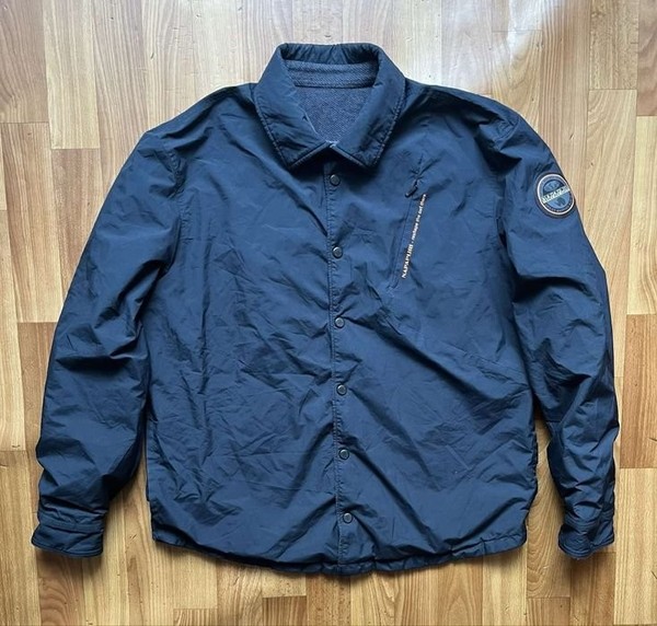 Men Napapijri Overshirt Dark Blue 38