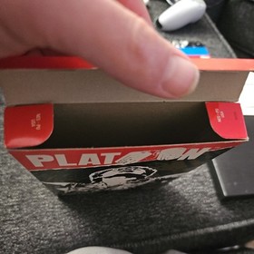 Platoon (Nintendo NES, 1988) Full CIB Manual, poster, reg cards.