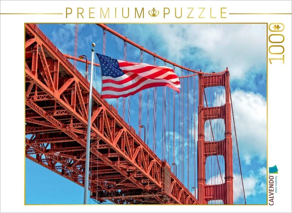 Calvendo Puzzle Golden Gate Bridge - Synonym FüR San Francisco | 1000 Teile Lege-image
