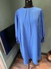 Ladies Size 26 Dress - Joanna Hope - Blue - Shift Dress - Midi Length