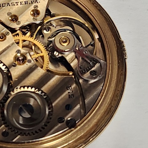 Hamilton Secometer 14K Yellow Gold Filled Pocket Watch 912 Grade 1930's Working - Picture 16 of 19