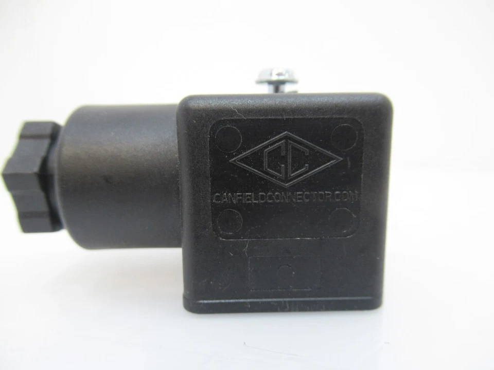 Canfield Connector, B-12, Plug for solenoid valve w/gasket - Image 2 of 4