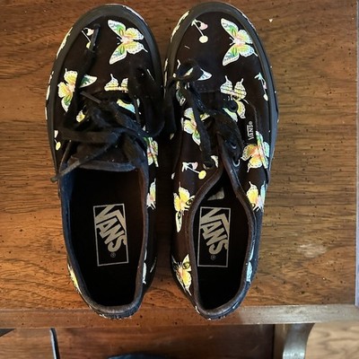 Vans Authentic Stackform Sneakers In Morph Butterfly Glow In The Dark Size 5.5