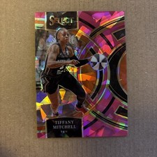 2024 Panini Select WNBA - Premier Level Tiffany Mitchell #189 Pink Ice Prizm