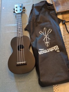 Weatherman Soprano Ukulele - Black with Gig Bag & Soft Case